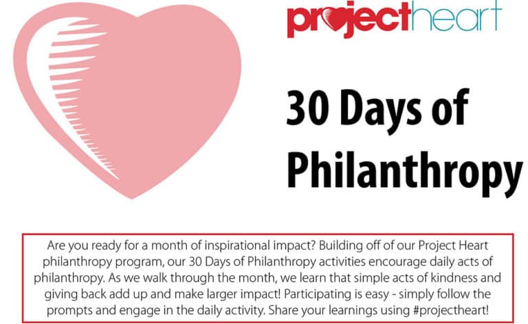 30 Days of Philanthropy