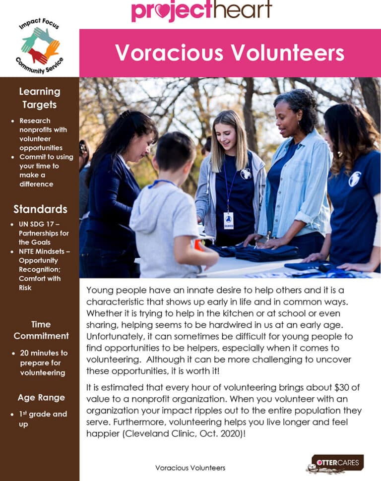 Voracious Volunteers