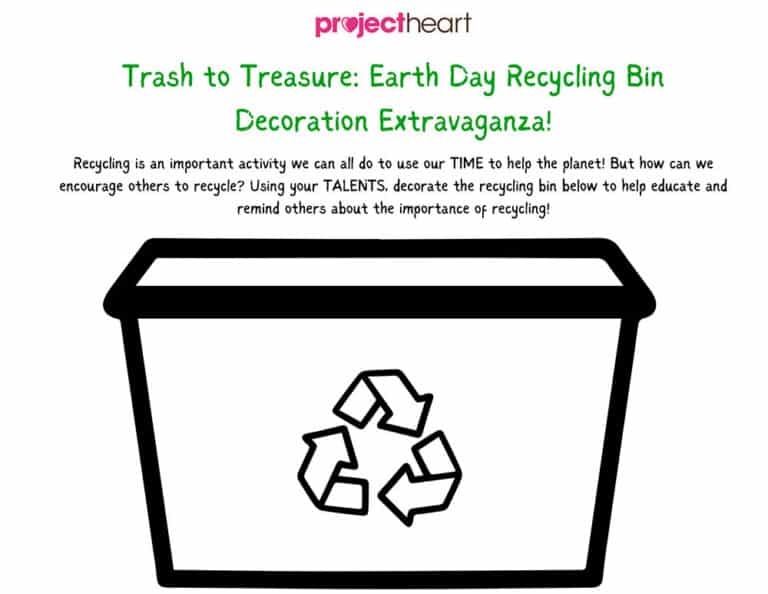 Earth Day – Trash to Treasure