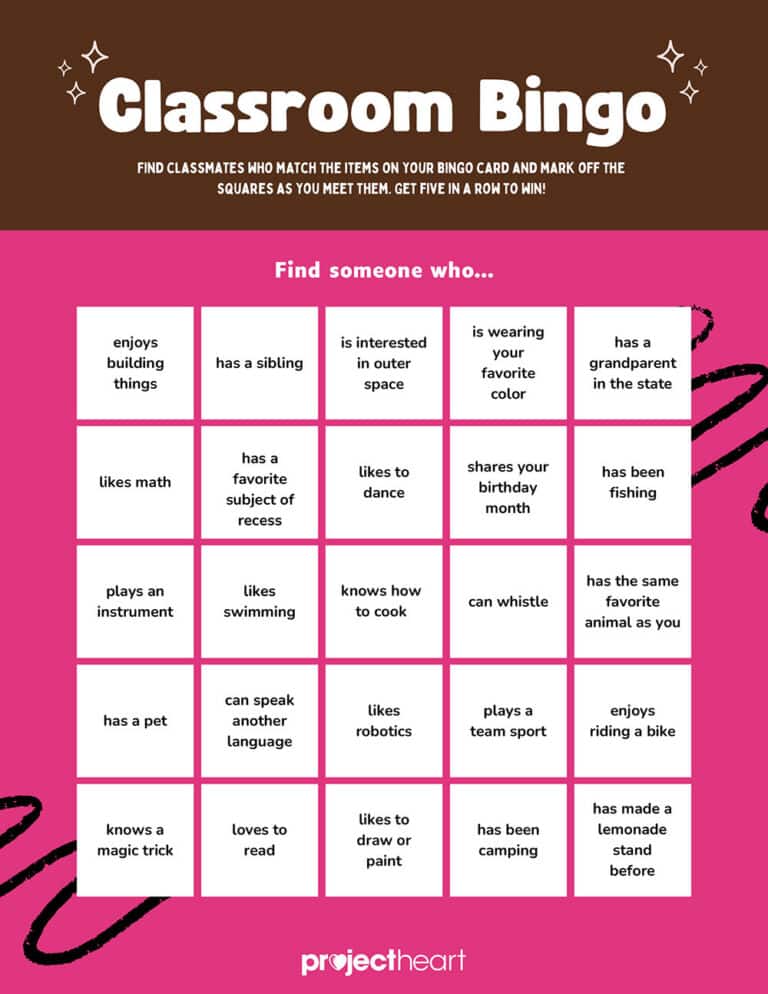 Classroom Bingo