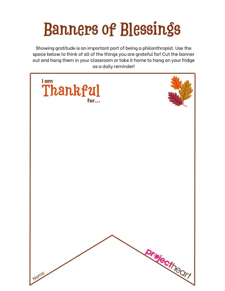 National Philanthropy Day: Banners of Blessings