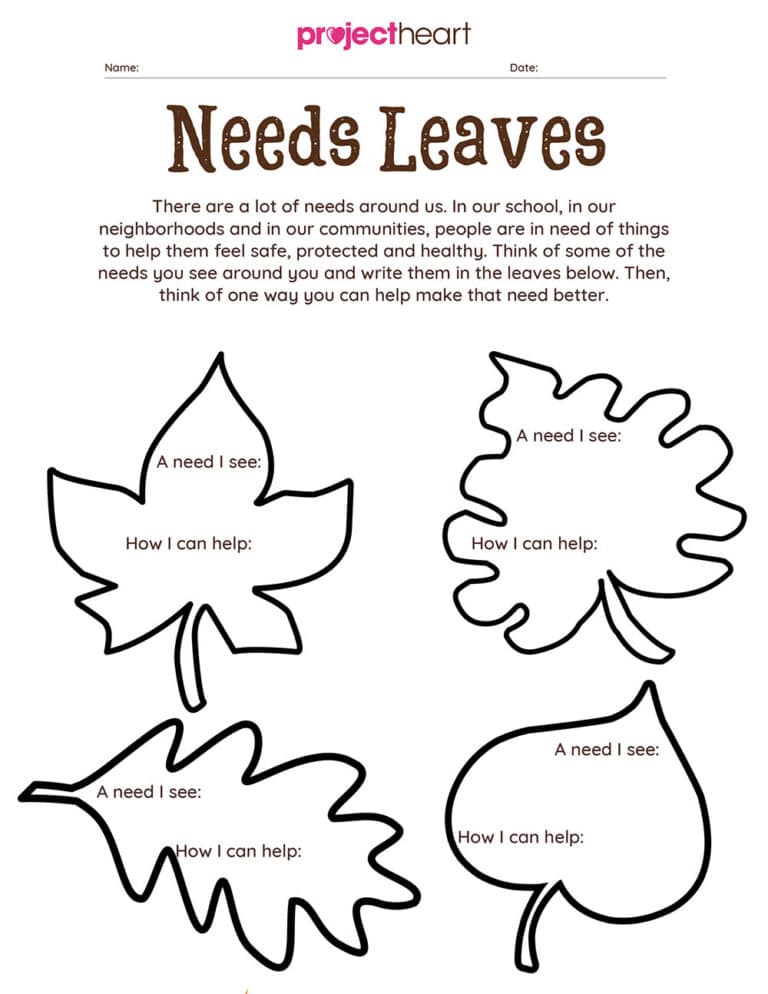 National Philanthropy Day: Needs Leaves