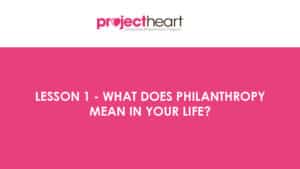 Presentation: What Does Philanthropy Mean in Your Life?