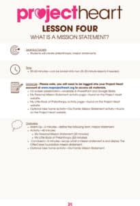 Lesson Plan: What Is a Mission Statement?