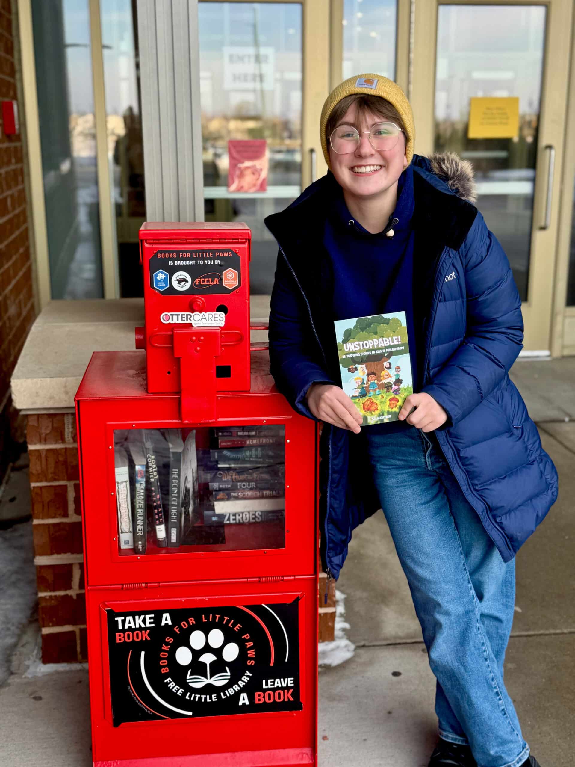 Woman with Unstoppable Book