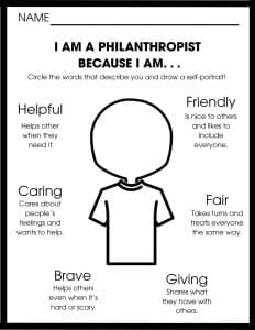 Activity: I Am a Philanthropist
