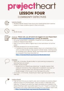 Lesson Plan: Community Detectives