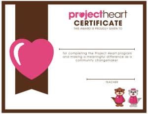 Activity: Certificate of Achievement
