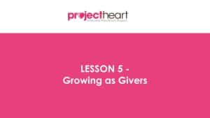 Presentation: Growing as Givers